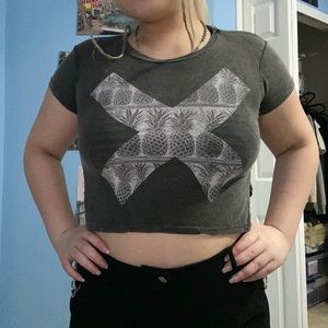 Brandy Melville pineapple crop top